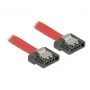 SATA kabelis DeLOCK 0.3m SATA III 7 kontaktų raudonas