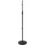 Mikrofono stovas Omnitronic reguliuojamo aukščio 85–157 cm, trikojis pagrindas, modelis 6000580P