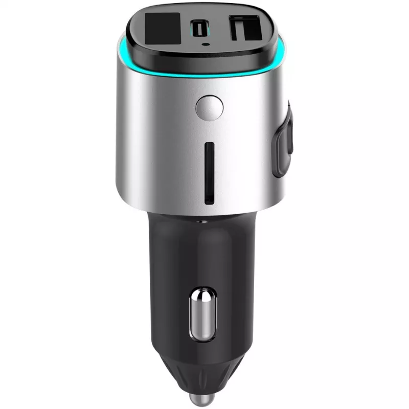 FM siųstuvas 4smarts 456201 Cigar Lighter Juodas Sidabrinis AM FM Bluetooth