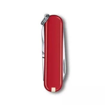 Daugiafunkcis peilis Victorinox 0.6223.G Raudonas su fiksuojančiu ašmenimis Drop point