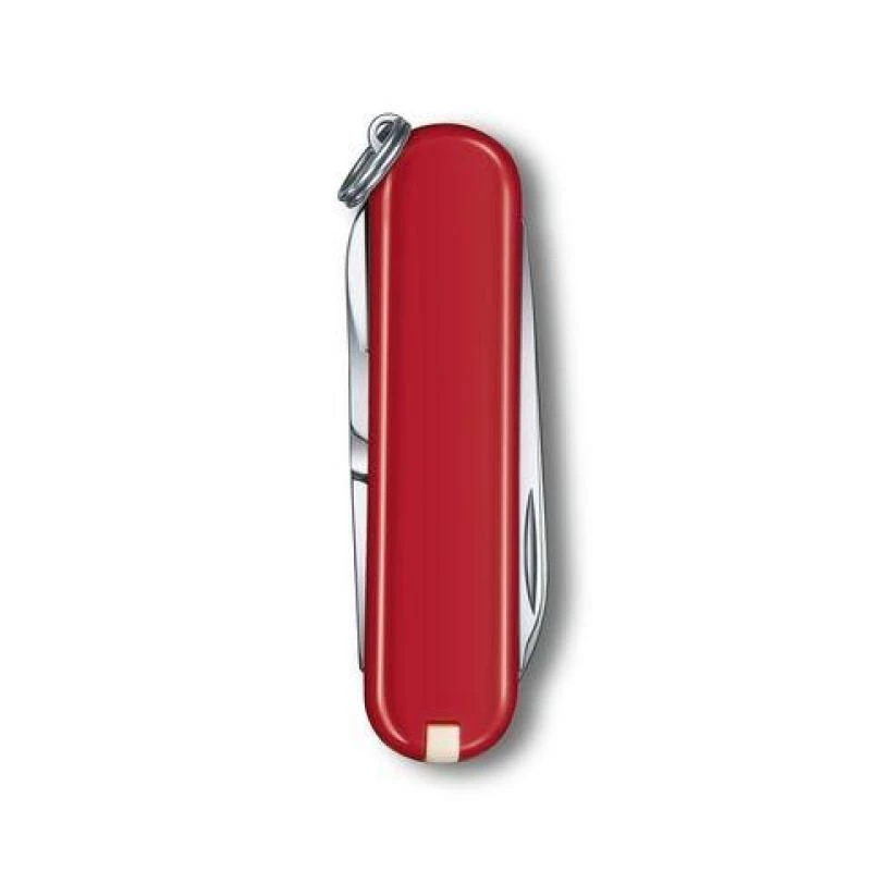 Daugiafunkcis peilis Victorinox 0.6223.G Raudonas su fiksuojančiu ašmenimis Drop point