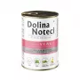 Šlapias šunų ėdalas Dolina Noteci Premium Rich su veršiena ir žaliaisiais žirneliais 400 g, suaugusiems, 12% baltymų, 6,5% riebalų