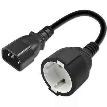 Maitinimo adapteris QOLTEC 53906 IEC 320 C14 į SCHUKO 16A 250V