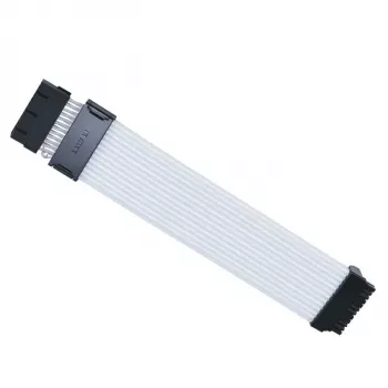 Lian Li Strimer Wireless 24 kontaktų juodas permatomas silikoninis ilginimo kabelis 0.26 m