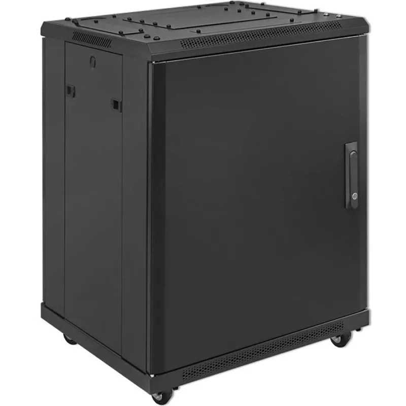 Tinklo spintos stovas QOLTEC 54518 19 colių 15U – plieninis 19 colių įrangos korpusas