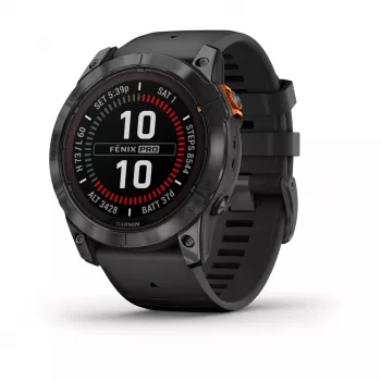 Garmin fēnix 7X Pro 3,56 cm (1,4 inch) MIP 51 mm skaitmeninis 280 x 280 pikselių jutiklinis ekranas Pilka Wi-Fi GPS (palydovas)