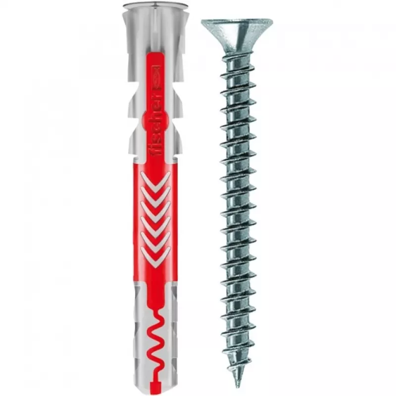 Fischer DuoPower 6x50 S kaištis su varžtu 50 vnt.