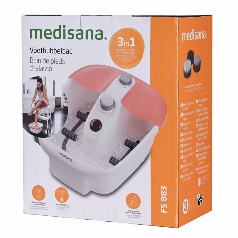 Medisana FS 883 pėdų vonelė, oranžinė/balta, 80 W