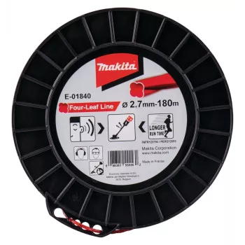 MAKITA monofilamentinis nailoninis siūlas DOBILIUKAS 2,7 mm / 180 m
