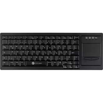 GETT CleanType Xtra Touch USB klaviatūra QWERTZ vokiška juoda