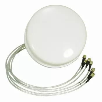 ALLNET antena HG2458-4SDC-RSP 2,4/5 GHz 4 dBi dviejų juostų erdvinio išdėstymo MIMO lubinė antena