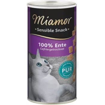 Šlapias skanėstas katėms Miamor Sensible Snack 30 g — Monoprotein Antis, Baltymai 80%, Riebalai 9%