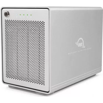 OWC Mercury Elite Pro Quad – 2.5/3.5 colių Serial ATA III RAID korpusas su USB 3.1 Gen 2 Type-C