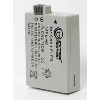 Papildoma baterija extra digital LP-E5 7,2 V 1800 mAh Canon fotoaparatams