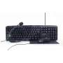 Gembird KBS-UO4-01 Klaviatūra ir pelė biurui USB QWERTY JAV anglų juoda