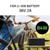 Qoltec 50761 Įkroviklis elektrinių dviračių akumuliatoriams 36V | 42V | 2A | 5,5*2,5