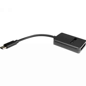 INTER-TECH adapteris M.2 į USB Type-C K-1696-P2, lizdas M.2, kištukas USB-C, 5V, 37×54×12 mm, juodas