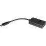 Inter-Tech K-1696-P2 USB-C į M.2 SSD adapteris, USB 3.2 Gen 2 (10 Gbit/s), PCIe NVMe ir SATA, juodas