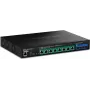 TRENDnet TPE-7124SBF - versija v1.0R - tinklo jungiklis - valdomas per žiniatinklį - Smart - 8 x 10 Gigabit Ethernet + 4 x 10 Gigabit SFP+ - montuojamas į stelažą - PoE++ (720 W)