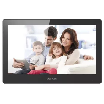 Hikvision DS-KH8520-WTE1 vaizdo domofono sistema 25,6 cm (10,1 inch) juoda