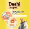 Šlapi skanėstai katėms INABA Dashi Delights Vištiena su Lašiša sultinyje 70 g