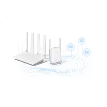 Xiaomi Wi-Fi signalo stiprintuvas AX1500, dviejų juostų Wi-Fi 6