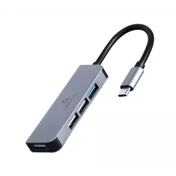 USB-C centrinis įrenginys 4 prievadai, 3x USB 2.0, USB 3.1