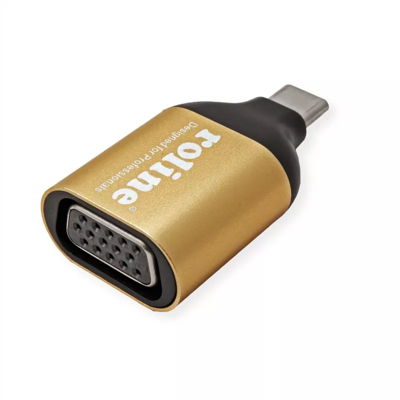 ROLINE 12.03.3233 USB-grafikos adapteris 1920 x 1080 pikselių Gold (12.03.3233)