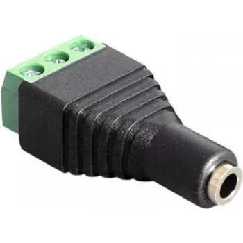 Adapteris iš 3,5 mm stereo lizdo į gnybtų bloką DeLOCK 65455