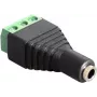 Adapteris iš 3,5 mm stereo lizdo į gnybtų bloką DeLOCK 65455