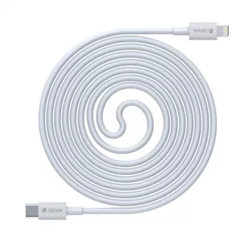 USB-C į Lightning laidas Devia Smart Series PD 18W — baltas, MFi sertifikuotas