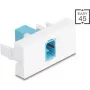 Patch panel modulis DELOCK 90899 SC Simplex aqua
