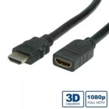 HDMI High Speed laidas + Ethernet VALUE 1 m