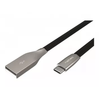NATEC Prati USB-C/A 2.0 laidas 1m juodas metalinis
