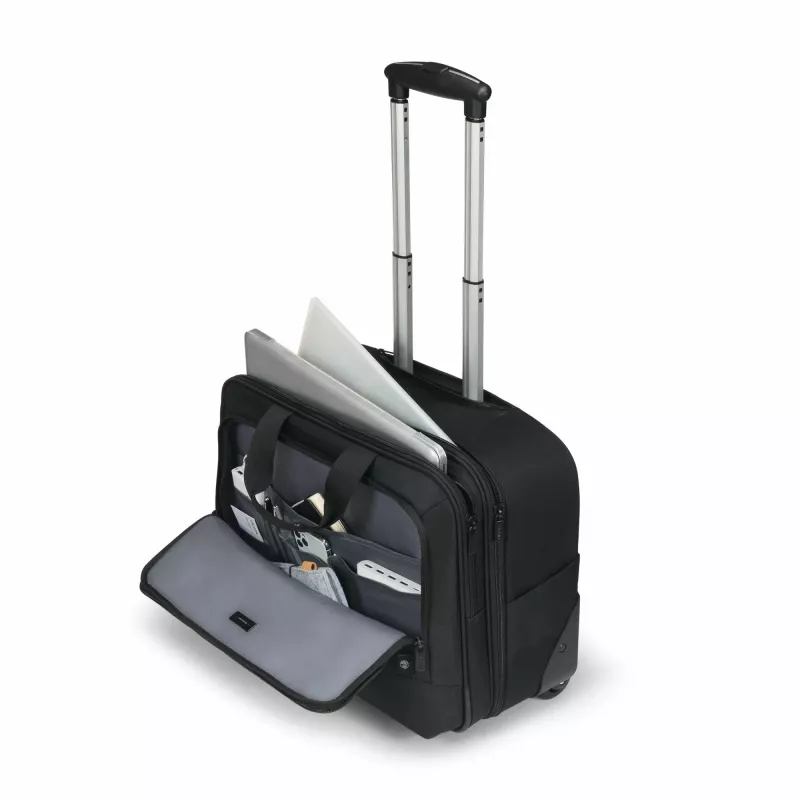 Trolley lagaminas DICOTA D32043-RPET 17,3 col. Juodas