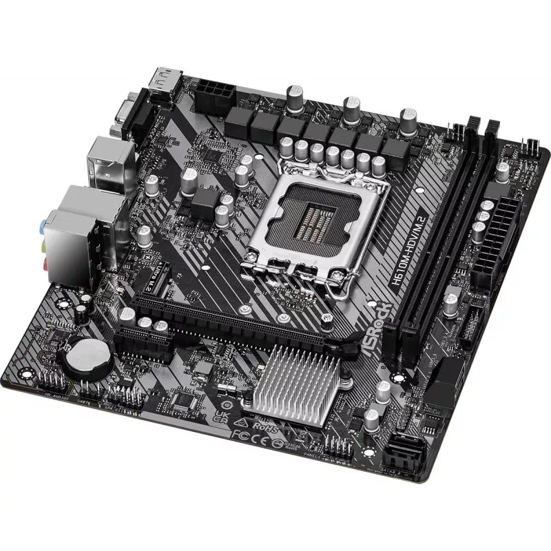 ASRock H610M-HDV/M.2 R2.0 LGA1700 DDR4 Micro-ATX pagrindinė plokštė