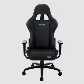 Žaidimų kėdė Onex STC Tribute Hardcore Black – ergonomiška PC/konsolės sėdynė su reguliuojamu aukščiu ir atlošimu
