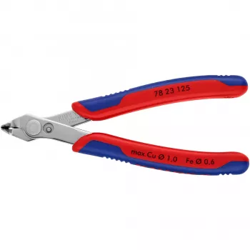 Knipex Super-Knips 78 23 125 elektronikos ir precizinių mechanizmų pjovimo replės be nuožulnos 125 mm