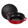 Staub Roaster Chistera 28 cm apvali vyšninė raudona 40511-474-0