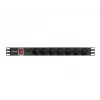 LANBERG PDU-07E-0200-IEC-BK PDU 1U 10A 7 lizdai French 2m Juoda
