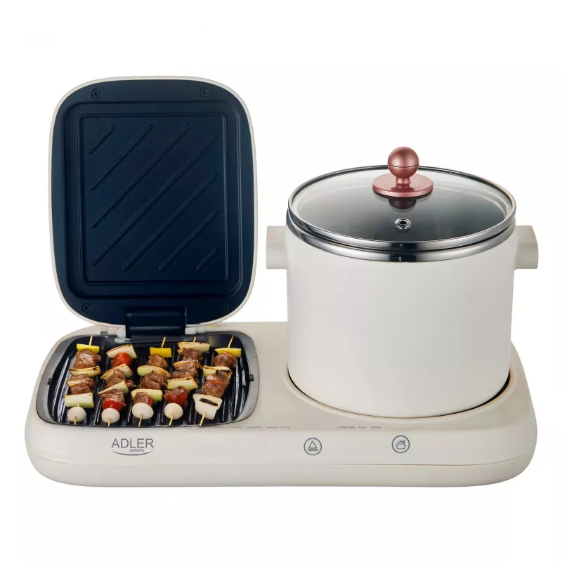 Adler 2-in-1 pusryčių stotelė AD 6421 | 1320 W | 1 L | 1 programa