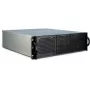 Inter-Tech 3U-30248 Rack Black, Nerūdijantis plienas