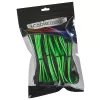 CableMod CM-CAB-CKIT-N86KKLG-R ilginimo rinkinys maitinimo kabeliams — 8 ir 6 kontaktų, juoda/žalia