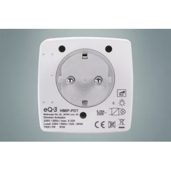 Dimmeris ir jungiklis eQ-3 AG HmIP-PDT išorinis baltas