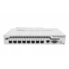 Mikrotik CRS309-1G-8S+ valdomas gigabito eterneto (10/100/1000) jungiklis su PoE, baltas