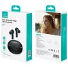 Belaidės Bluetooth ausinės Usams TWS E02 ANC+ENC juodos