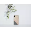 Dėklas iPhone XS Max man and wood – rožinis kostiumas, juodas