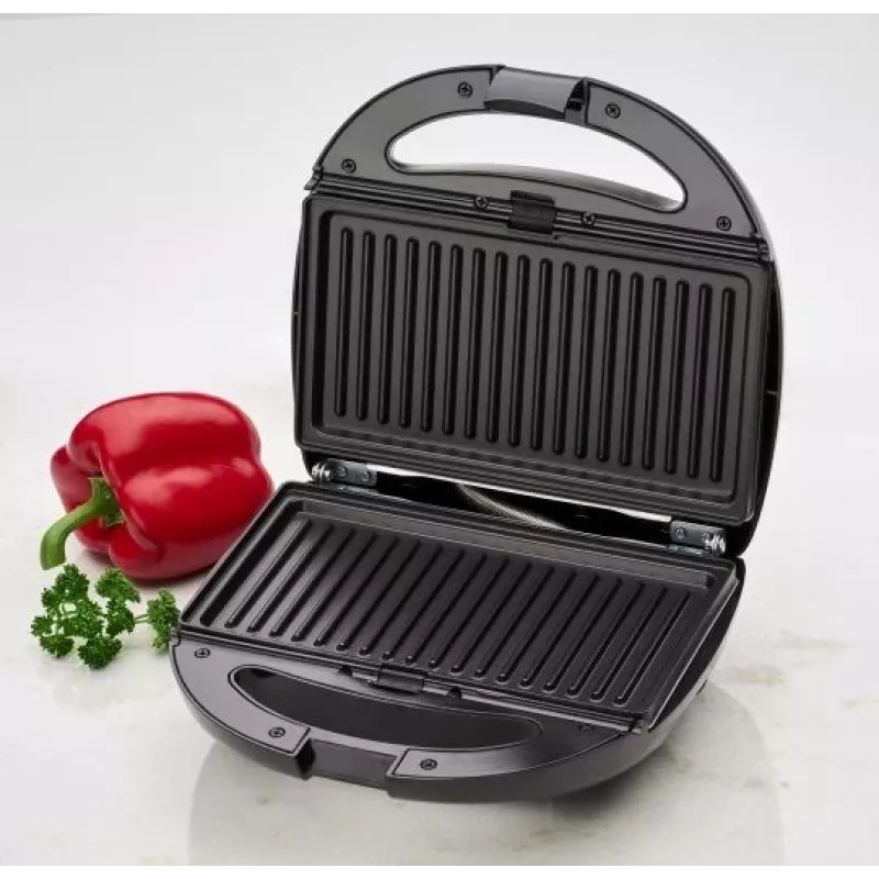 Sumuštinių keptuvė Clatronic ST/WA 3670 800 W, juoda, nerūdijantis plienas