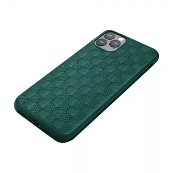 Minkštas apsauginis dėklas Devia Woven2, skirtas iPhone 11 Pro, žalias