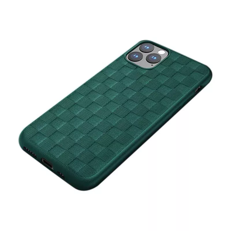 Minkštas apsauginis dėklas Devia Woven2, skirtas iPhone 11 Pro, žalias